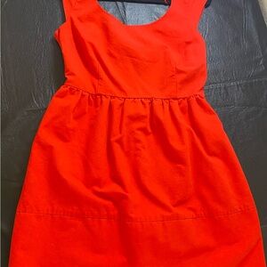 American Eagle Outfitters Bright Red Dress, Bow on back